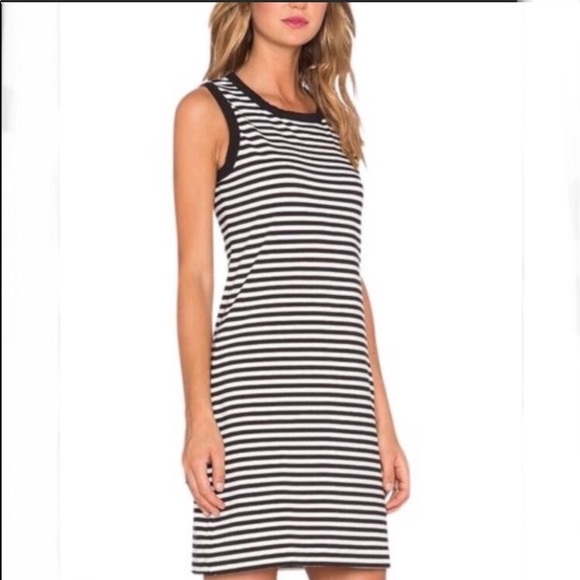 Kate Spade Cameo Striped Tank Back Bow Dress - Picture 3 of 7